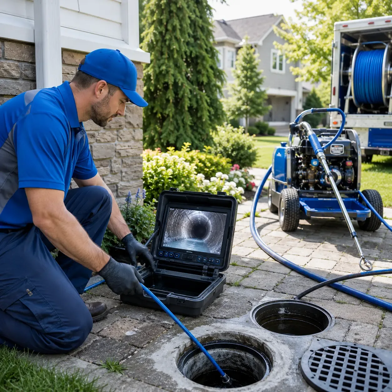 Outdoor drain cleaning professionals serving Binger, OK