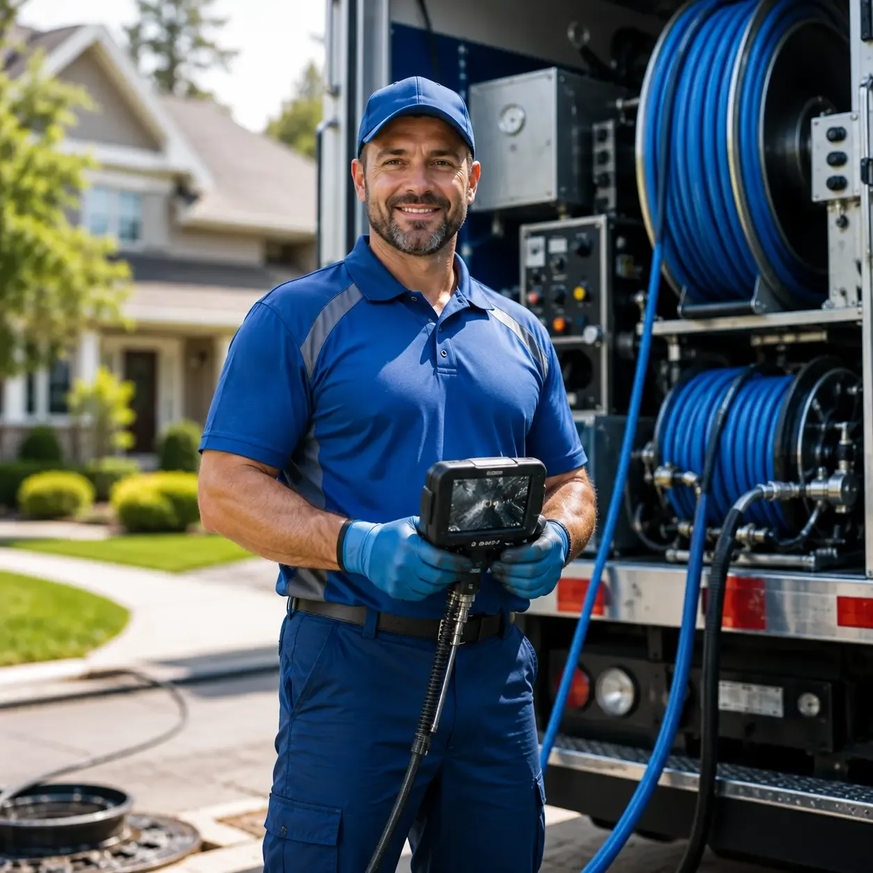 Local outdoor drain cleaning specialists in Binger, OK